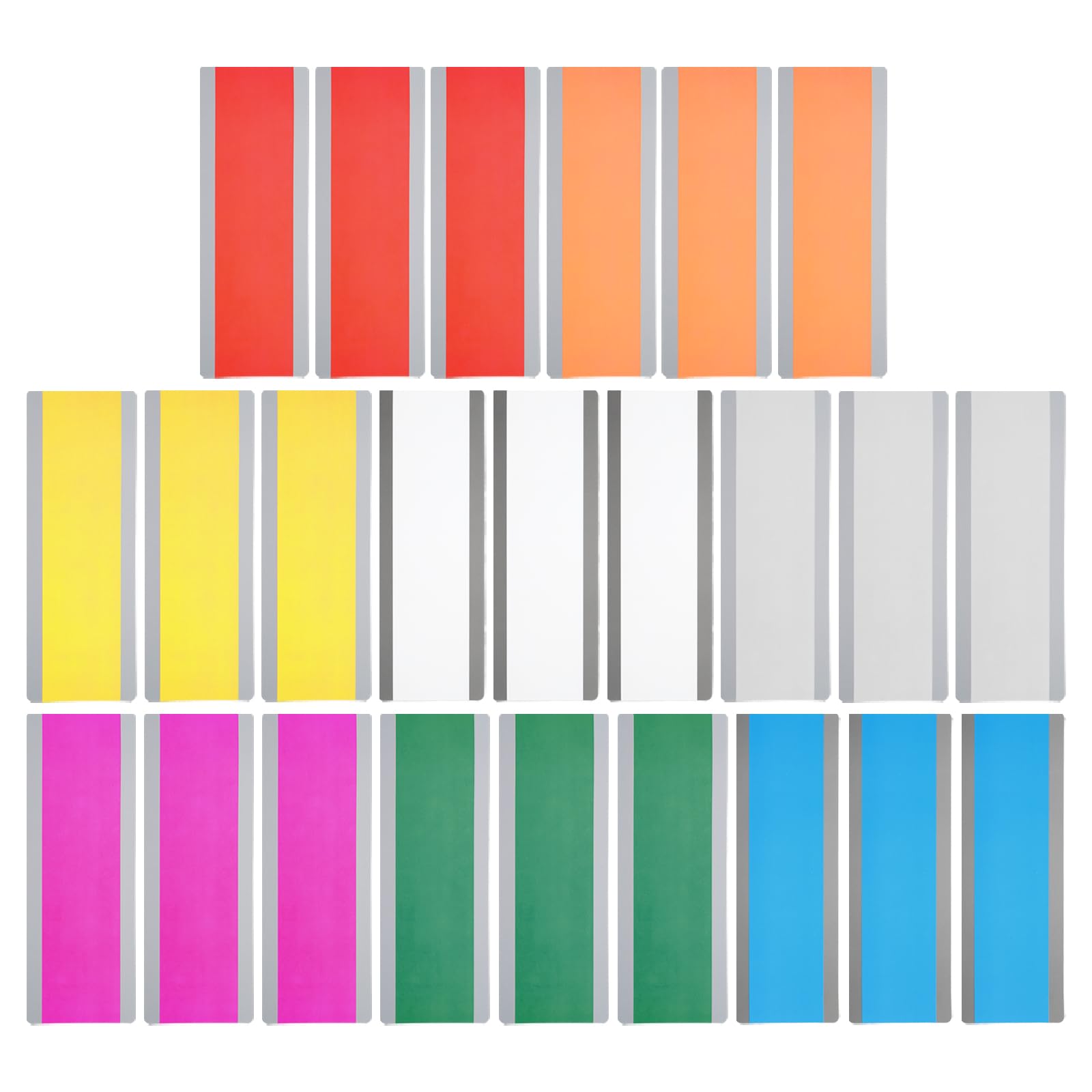 PATIKIL Guided Reading Strips, 24pcs Highlight Colored Overlay Bookmark Reading Tracking Teacher Teaching Supplies for Classroom, Transparent 8 Colors