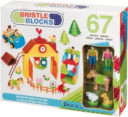 B. Toys 44263 - Bristle Blocks, 67 Teile Farm Set