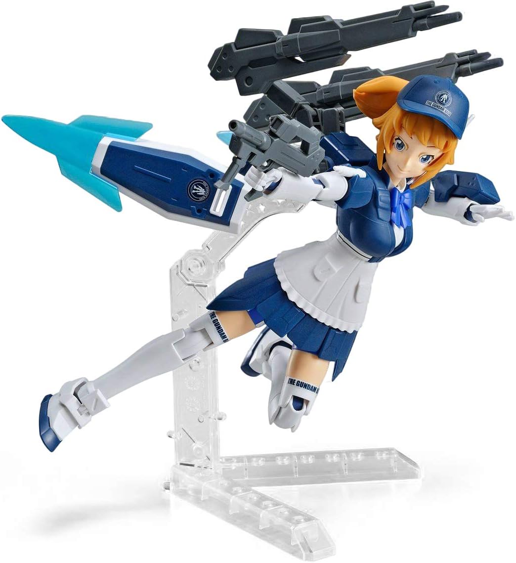 SF-01 Super Fumina [Gundam Base Exclusive Color]: High Grade Gundam Build Fighters Try 1/144 Model Kit + 1 Official Japanese Gundam Trading Card Bundle (HGBF)