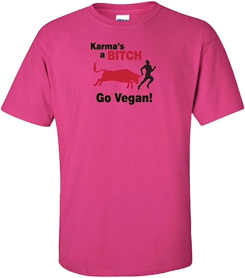 IamTee Karma's a Bitch Go Vegan T-Shirt