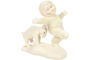 Department 56 Snowbabies Frosty Frolic Kick in The Butt Figurine, 4.29 Inch, Multicolor