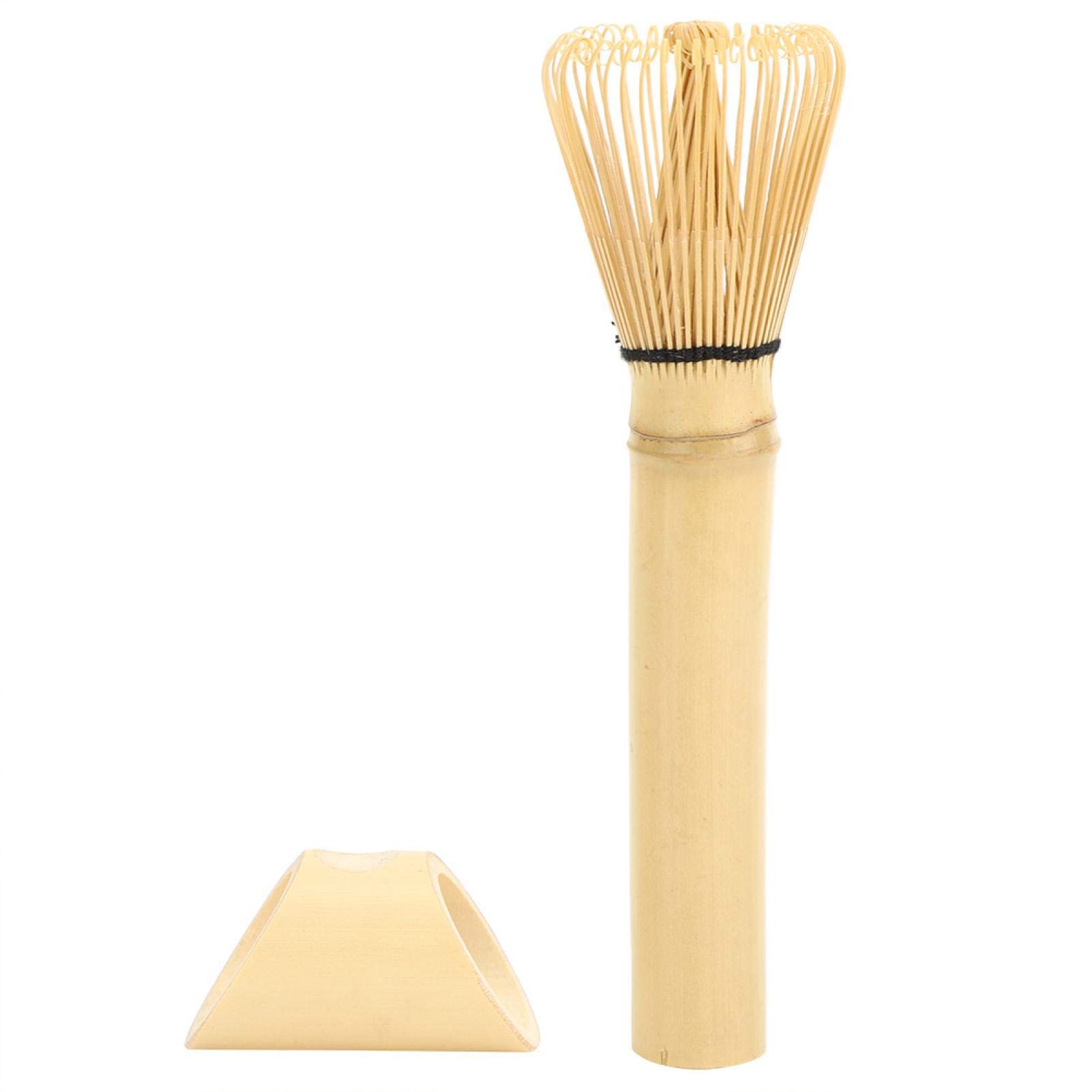 Fdit Natural Bamboo Matcha Whisk, Matcha Green Tea Whisk Japanese Bamboo Whisk For Matcha Tea Long Handle Powder Brush Tool(1#)