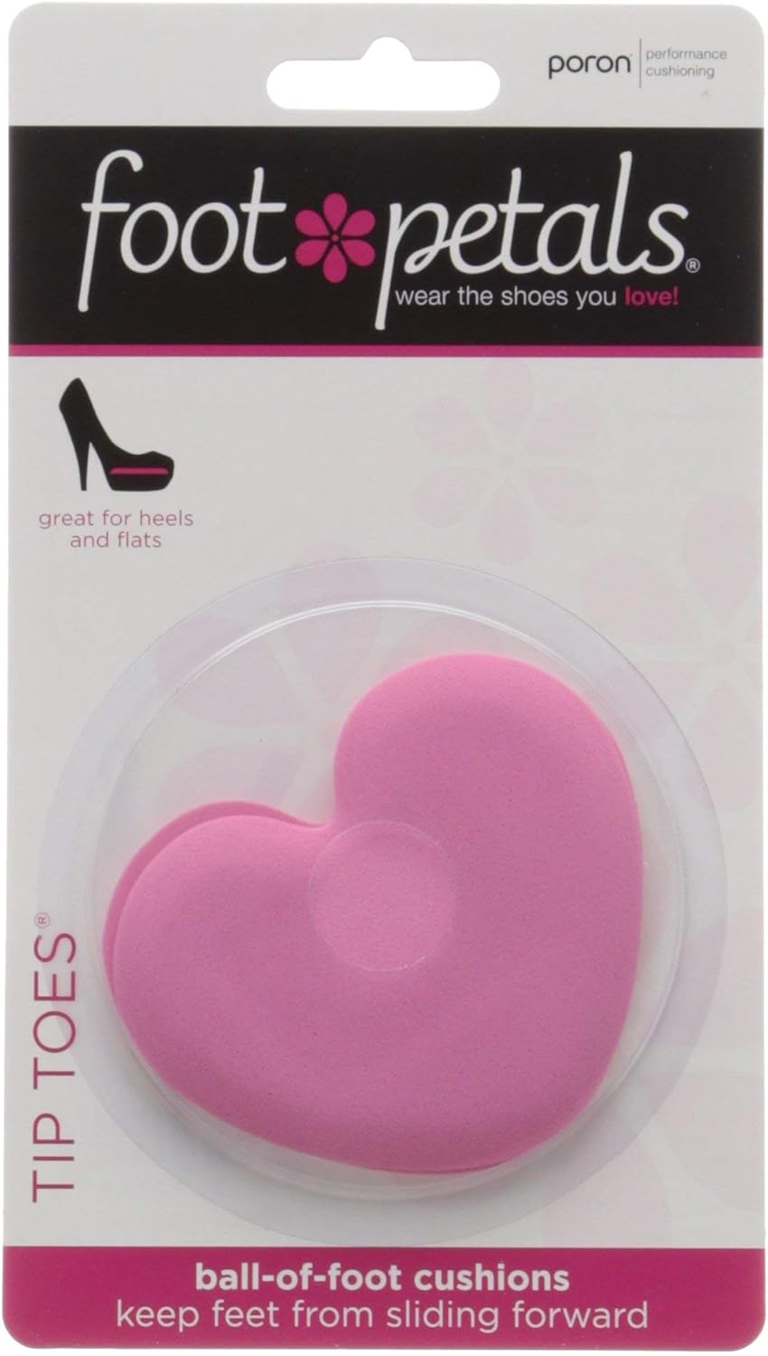 Foot Petals Women's TIP Toes Ball of Foot Cushion-W, Pink, Medium/ONE Size M US: Shoes
