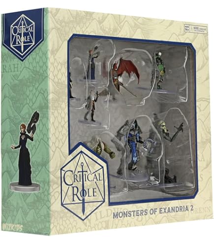 WizKids Vox Machina Critical Role Painted Miniature - Set of 8 Pieces Acquisti O
