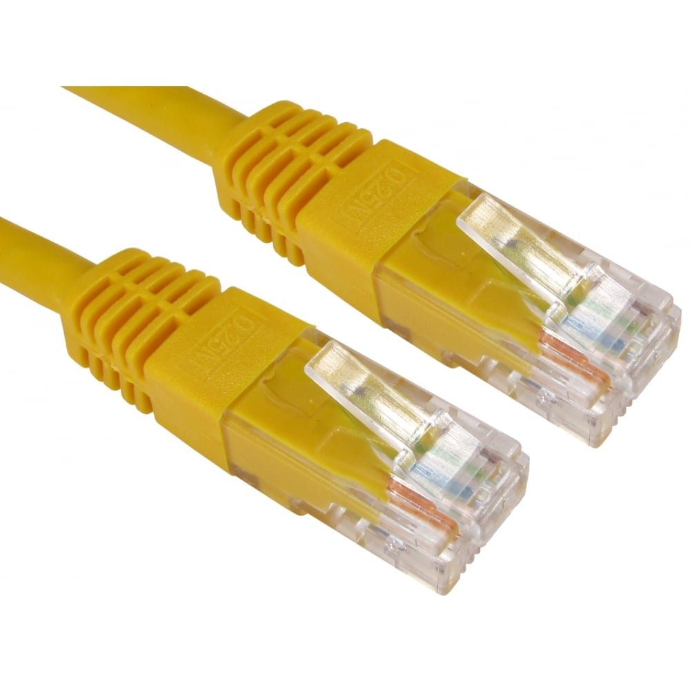 ALIDA SYSTEMS 10 m Cat6 Ethernet Cable, High Speed and Reliable - Yellow