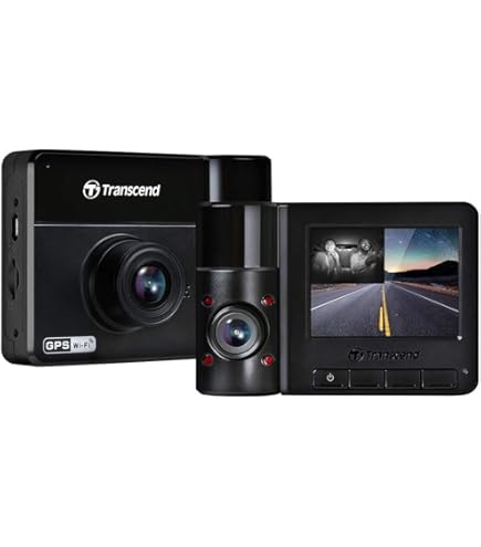 Amazon.com: Transcend DrivePro 550 Dual Lens Dash Camera Dashcam