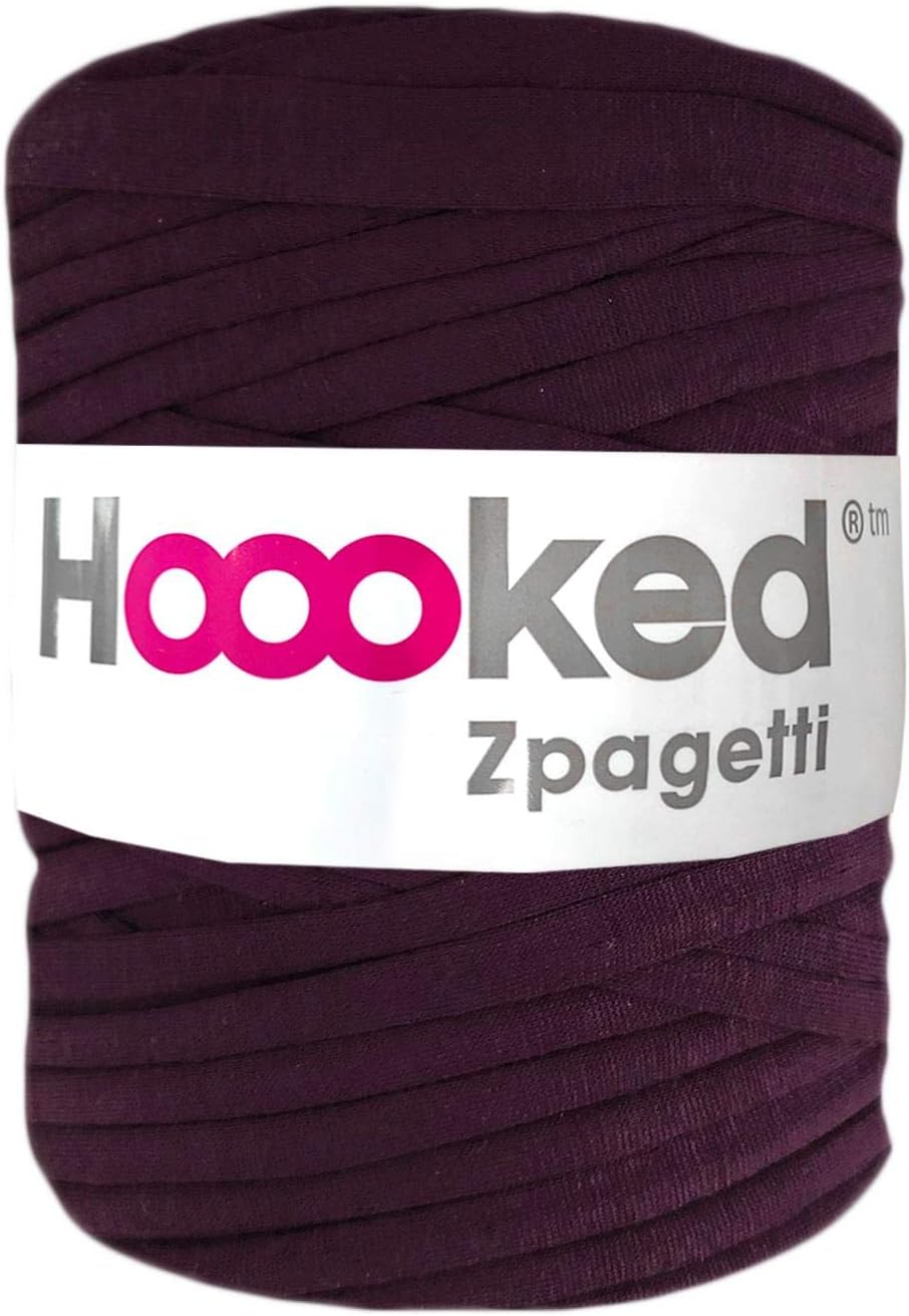 Hoooked Zpagetti Dark royal purple t-shirt yarn (100-120m)