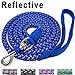 Mycicy 4 ft Reflective Blue Dog Leash, Best Nylon Braided Rope Dog Leashes for Medium Large Dogs(Blue 4ft) primary