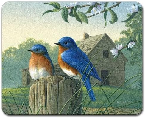 Feathered Friends - Small Glass Cutting Board