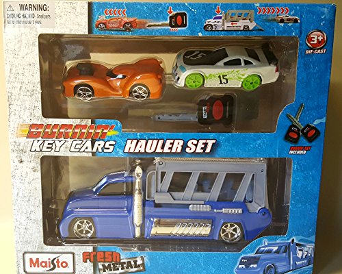 Burnin Key Cars Fresh Metal Hauler Set