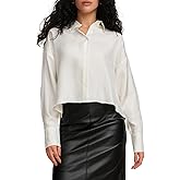 MOLISILK Silk Blouse for Women Long Sleeve 19MM Pure Mulberry Silk Shirt Dressy Casual Tunic Collared Tops Button Down Shirts