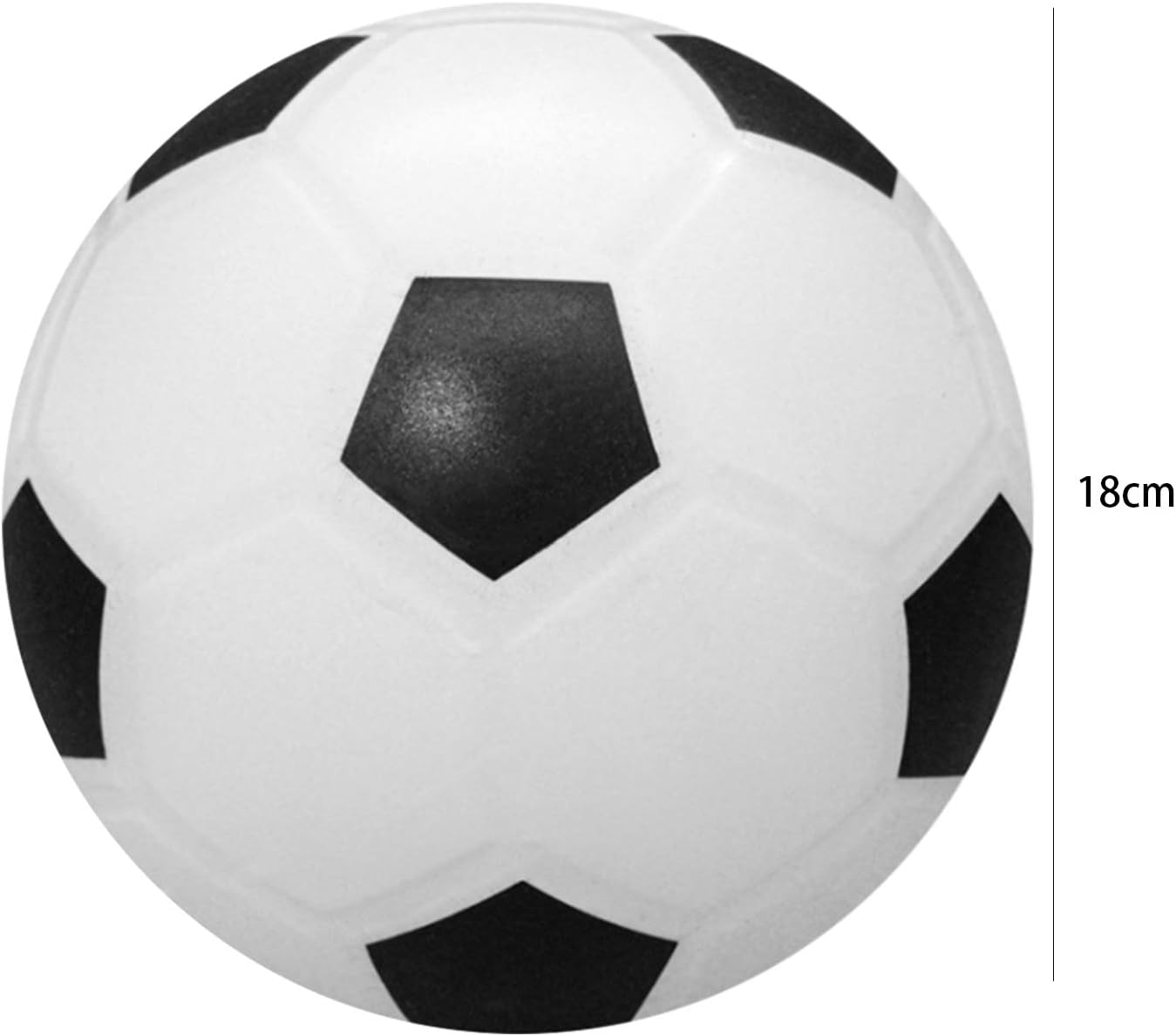 WIFUN 2 Pcs PVC Plastic Football, Soft Lightweight Children Football