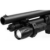 Trinity 1000 Lumen Flashlight with Barrel Rail Mount Compatible with Maverick 88 Pump &ndash; Aluminum Weapon Light for Hunting Night Shooting