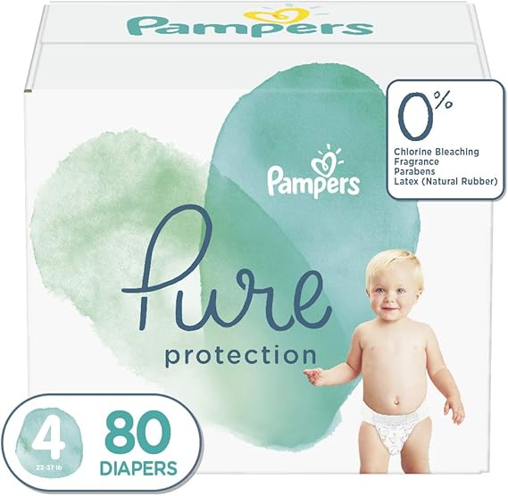 pure pampers size 4