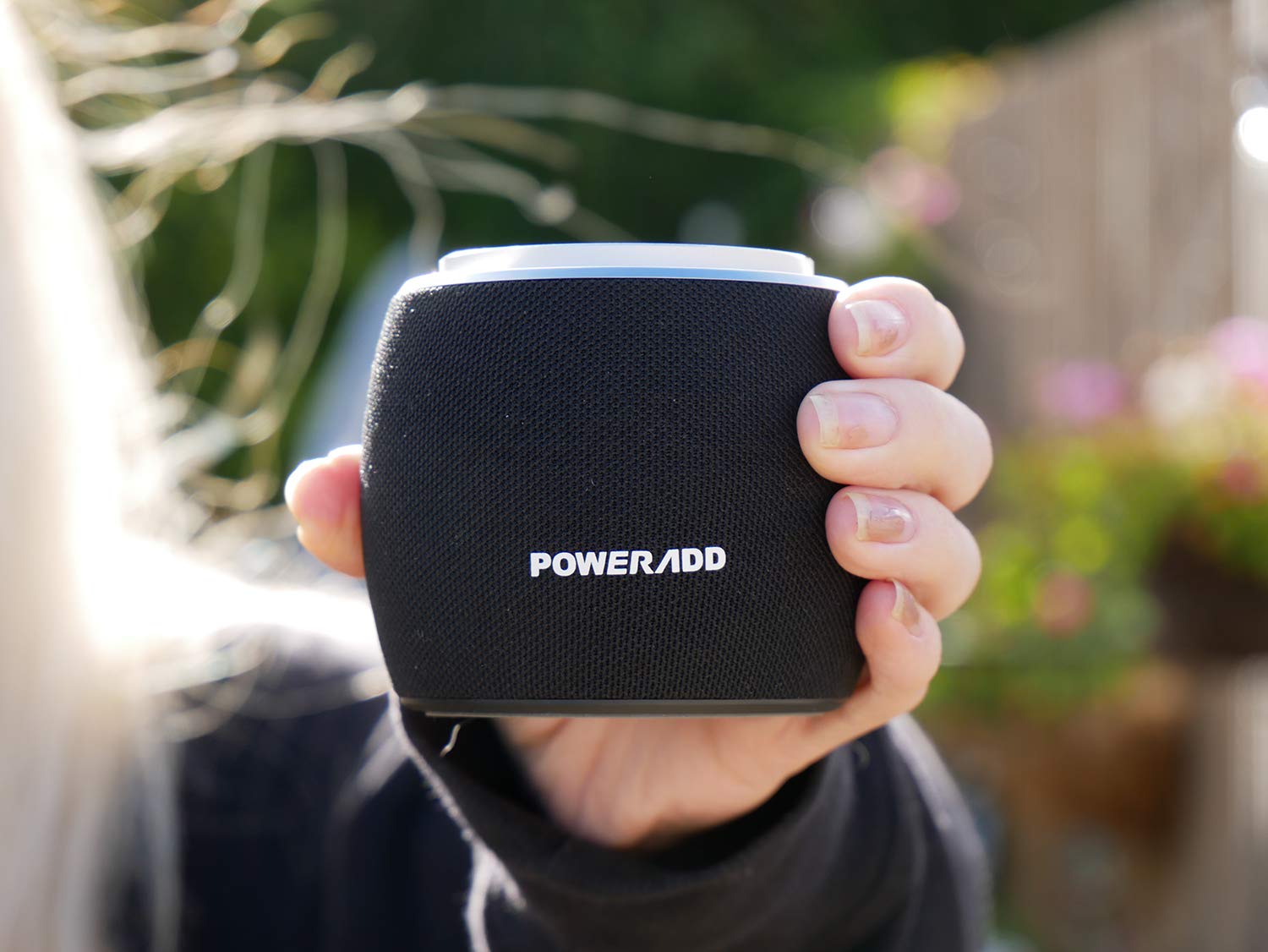 Poweradd Gee-G mini, Super-Portable Bluetooth Speaker with LED Touch Control,5W Speakers,33-Foot Bluetooth Range, 8 Hours Playtime, Enhanced Bass, Built-in Mic for iPhone,for iPad, Samsung, HTC,ect