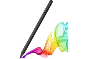 AZX Stylus Pen for Apple iPad Pro 13/12.9/11-inch, iPad Air M2 2024 for 13/11-inch, iPad Pro Pencil 3/4/5/6th Generation, iPad 10th-6th Gen, Compatible (2018-2024) with Fast Charging & Palm Rejection