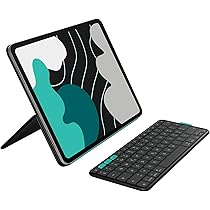 Logitech Flip Folio Keyboard Case iPad Pro M4 M5 Air M2 - Midnight