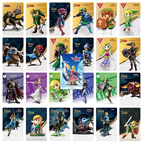 25 Pcs NFC tag Game Cards for The Legnd of Zeda BOTW, [Newest Version