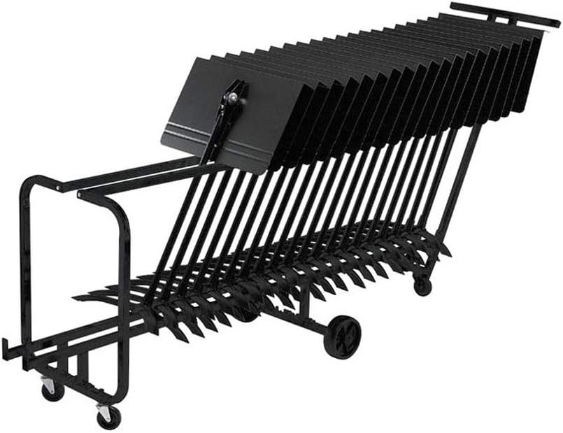 Manhasset Symphony music stand storage cart - 25 stands, Black - Image 4