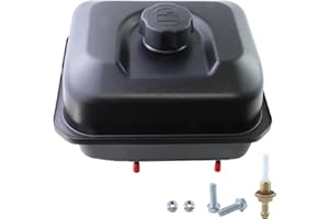 KIKITE General Gas Fuel Tank Compatible with GX270 GX340 GX390 Harbor Freight Predator 420cc HDPE Never Rust Anti-vibration Oil Tanks Boat Engine Replacement Parts 17510-ZE3-030ZA