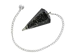 Amazing Gemstone Shungite Orgone Crystal Pendulums