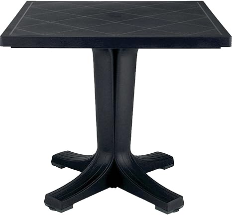 Nardi Giove Resin 32 In Square Table With Umbrella Hole Amazon