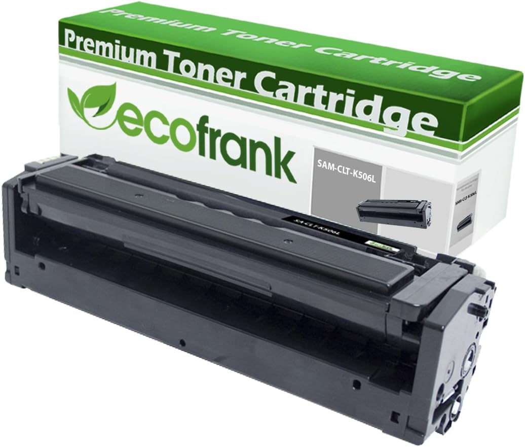 EcoFrank Compatible (High Yield) Toner Cartridge Replacement for Samsung CLT-K506L K506 (Black, 1-Pack)