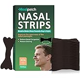 120Ct Nasal Strips for Snoring & Breathing Relief | Nose Tape for Nasal Congestion Relief | Effective Nose Strips to Open Airway, Improve Sleep & Anti Snoring (Black-120 Packs)