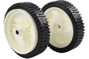 HogarTech 8" Front Drive Wheels for Lawn Mowers – Compatible with Craftsman 917370431/917370441, 194231X427, 532403111, 58371