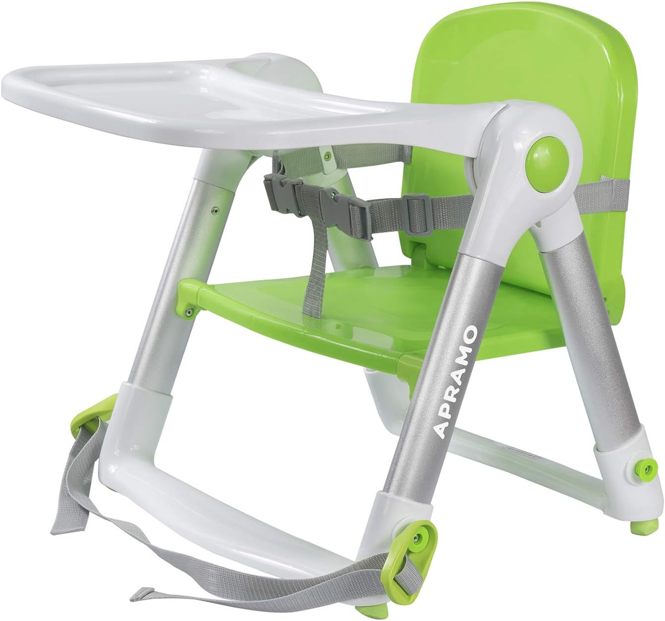 folding booster seat with tray