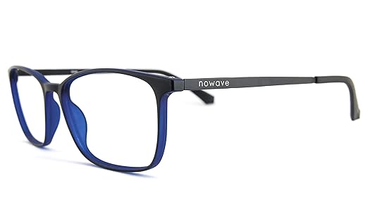 nowave Brille Neutral für PC, Tablet, Smartphone, TV und Gaming. Beseitigt Müdigkeit und visueller Reizung. Kamera Super leic