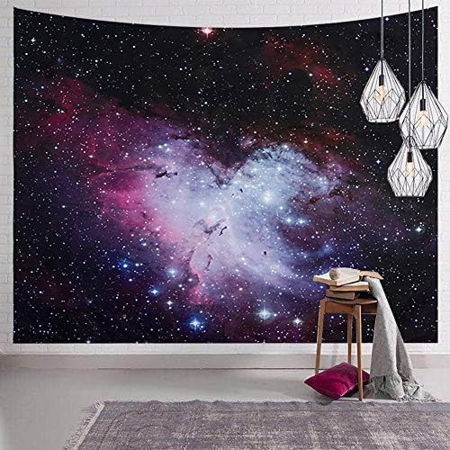 SENYYI Galaxy Stars Tapestry Wall Hanging Outer Space Tapestry Colorful Nebula Tapestry Night Sky Home Decor for Room (51.2 x 59.1 inches)