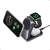 Anker Prime 25W Qi2.2-Certified Palm-Sized 3-in-1 Foldable MagSafe Charger | Travel-Ready Charging Station, AirCool Wireless Charger for iPhone 18 Pro, Apple Watch, AirPods(Adapter Included,Non-Battery)