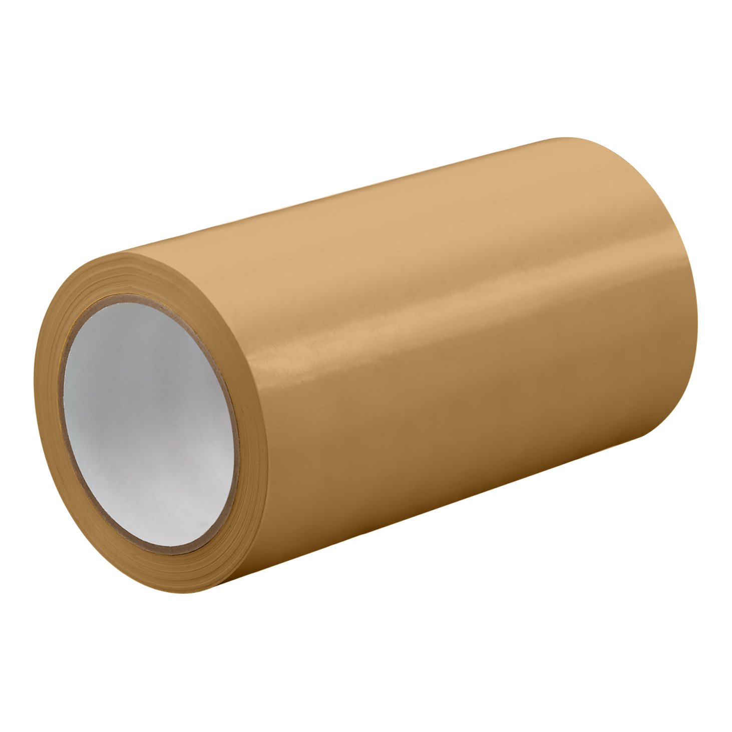 TapeCase TC414-32" X 72YD-TAN Tan UPVC/Rubber Adhesive Film Tape, 0.0023" Thick, 72 yd. Length, 32" Width, 1 Roll