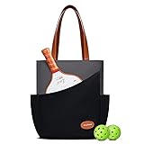 LUZZ Pickleball Tote Bag for Women with Pickleball