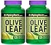 Piping Rock Super Strength Olive Leaf Extract 750 mg 2 Bottles x 120 Quick Release Capsules Herbal Supplement