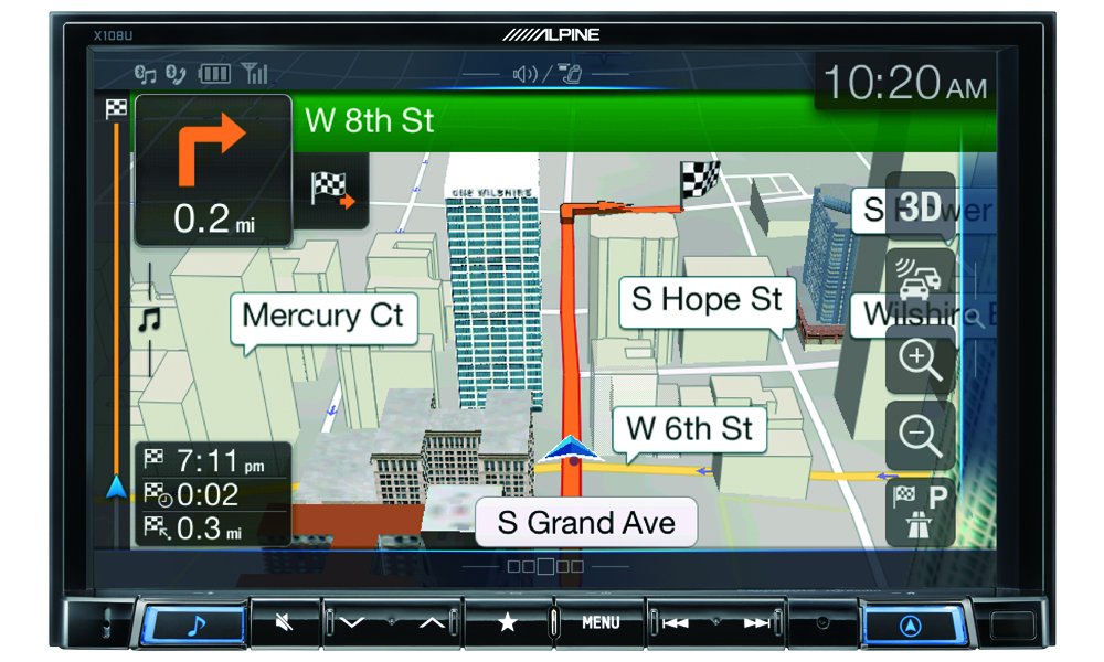 Alpine Electronics X108U 8" Mech-Less Restyle Dash System