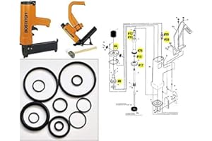 Hakatop O-Ring Tool Repair Kit for MIII MIIIFN MIIIFS Bostitch Hardwood Floor Nailer