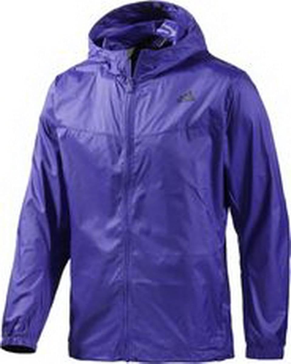 adidas Windbreaker Mens Running Jacket PurpleXL Amazon.co.uk Clothing
