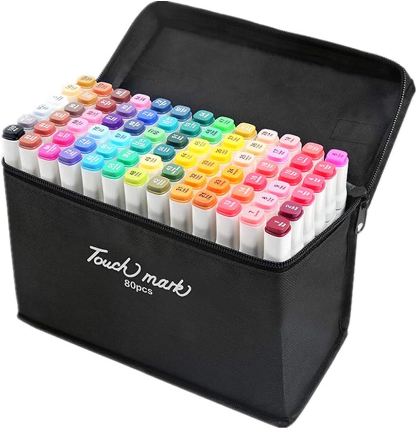 Touch Mark Mutilcolor - Rotuladores permanentes con base de alcohol, 2