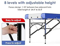 CLORIS 84" Professional Massage Table Portable 2