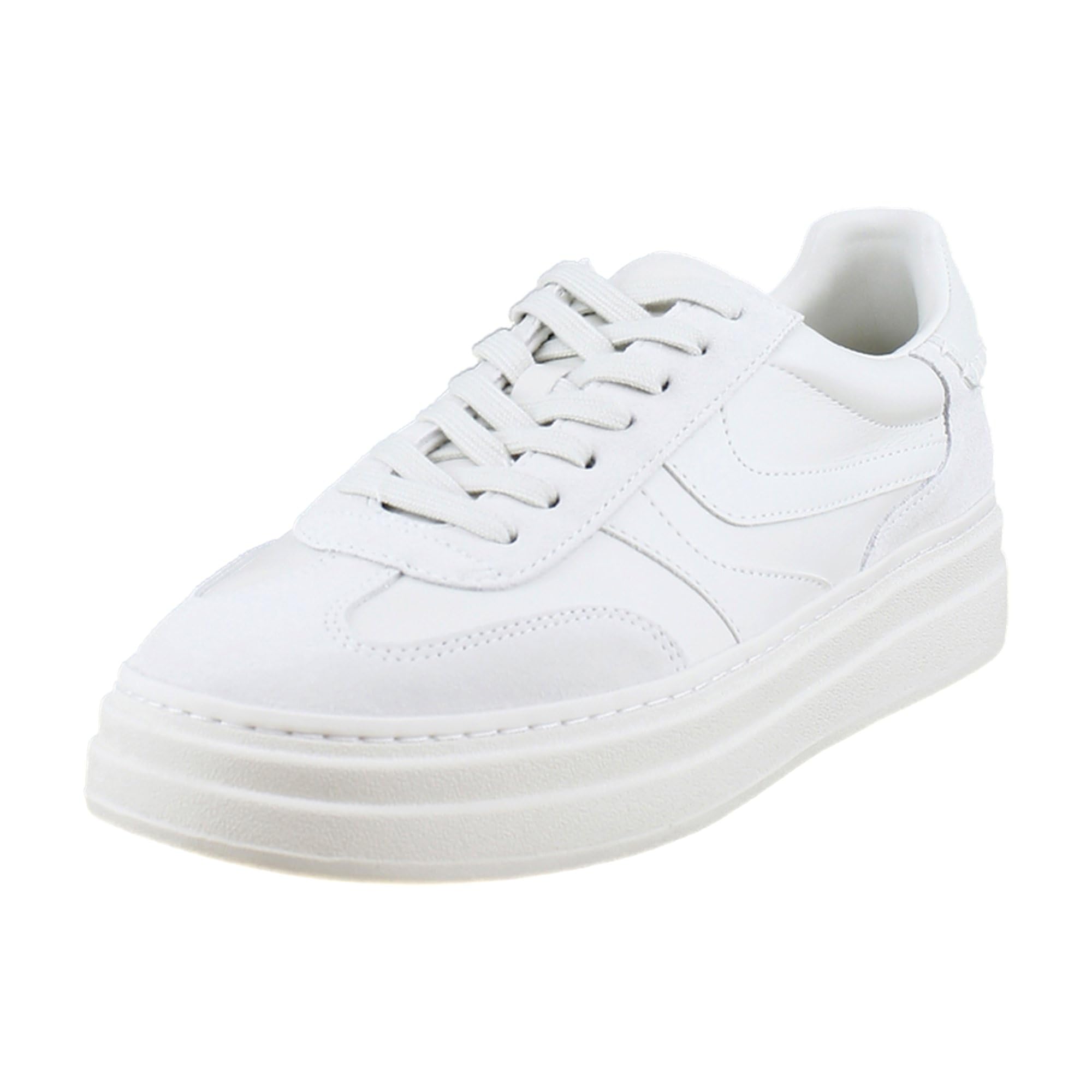 Steve Madden Women’s Dodge Sneaker, Off-White, 11