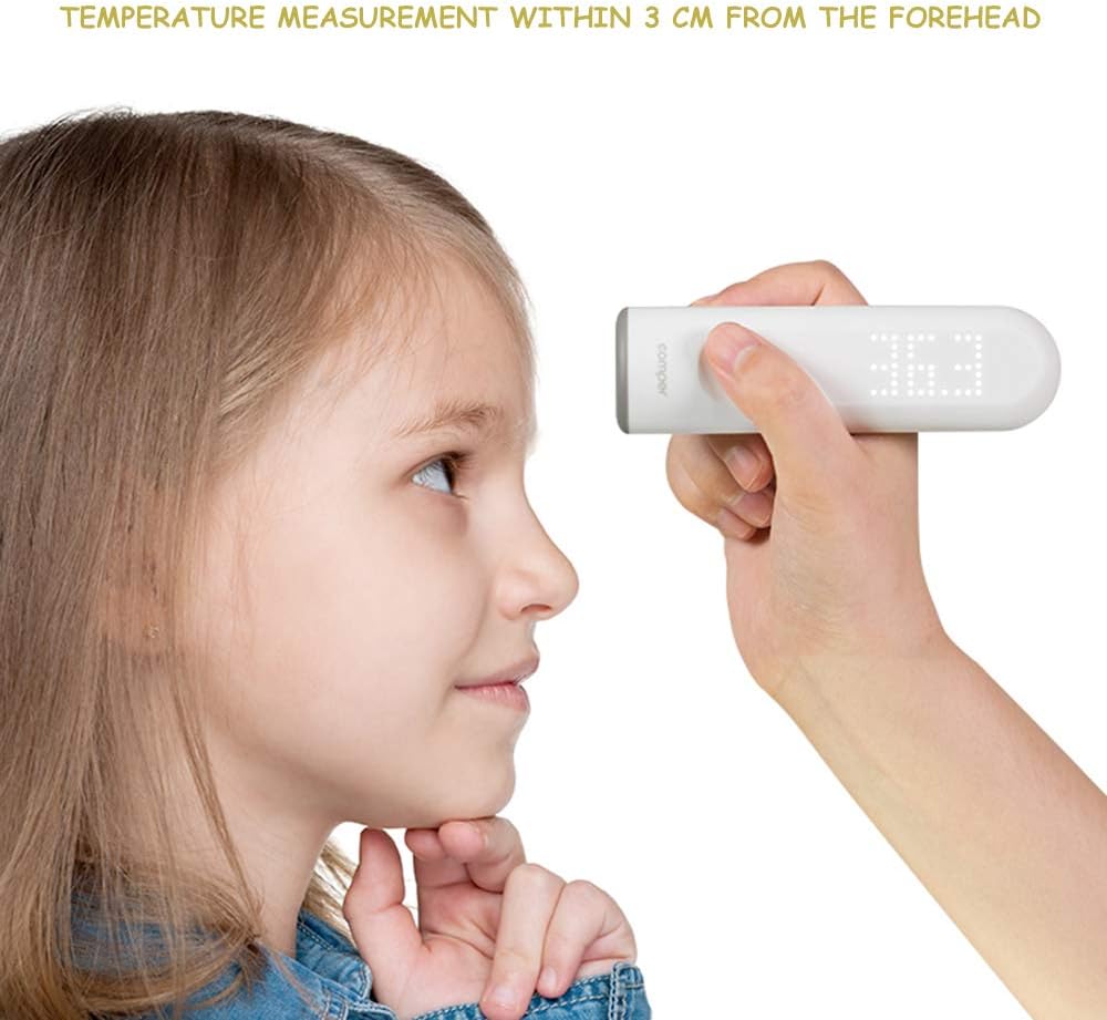 Infrared Forehead Digital Thermometer Non-Contact Laser Thermometer Temperature Gun Fever Thermometer for Baby/Adult Body