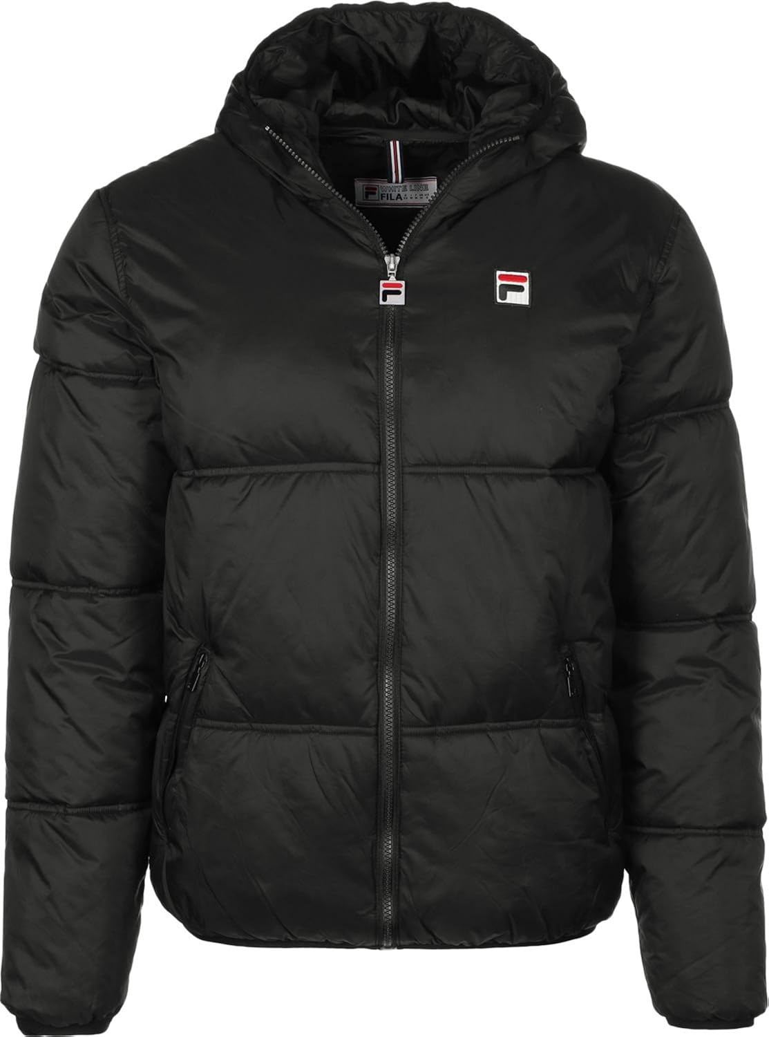 fila padded jacket with buckle fastening
