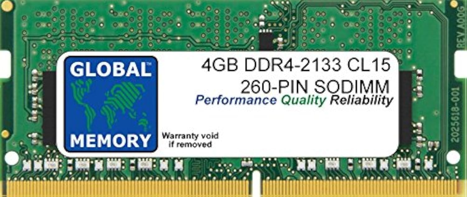 4GB DDR4 2133MHz PC4-17000 260-PIN SODIMM MEMORY RAM COMPATIBLE WITH LAPTOPS/NOTEBOOKS