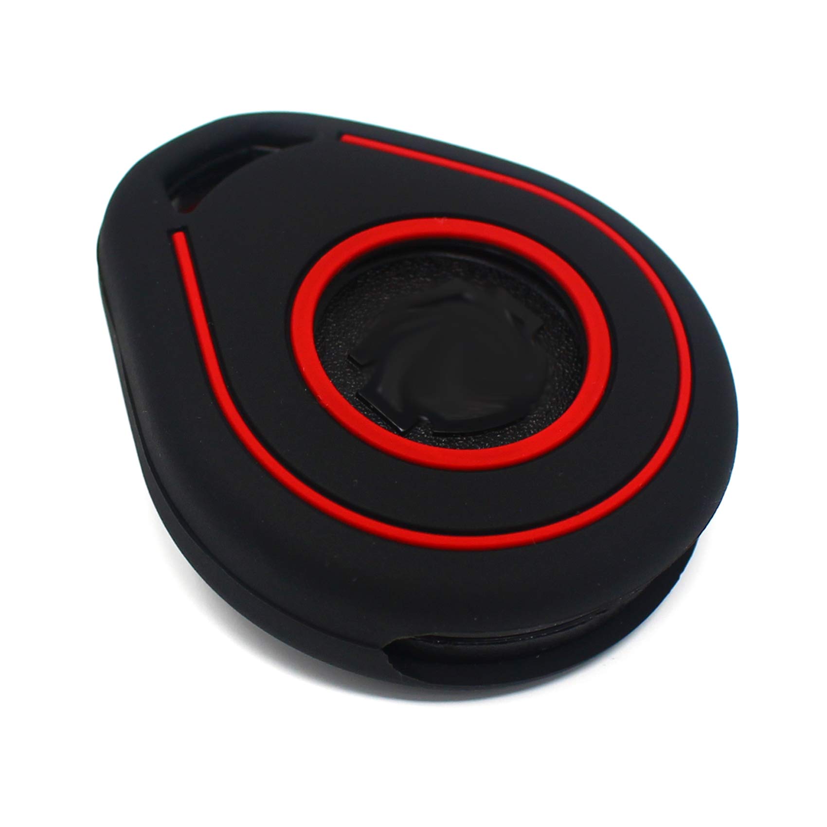 HAB key cover for motorcycle key, silicone cover, Keyless go vehicle key, black red