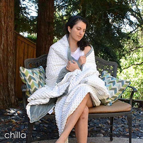 chilla 20 lbs Weighted Blanket Set 3 Piece Set Summer + Winter