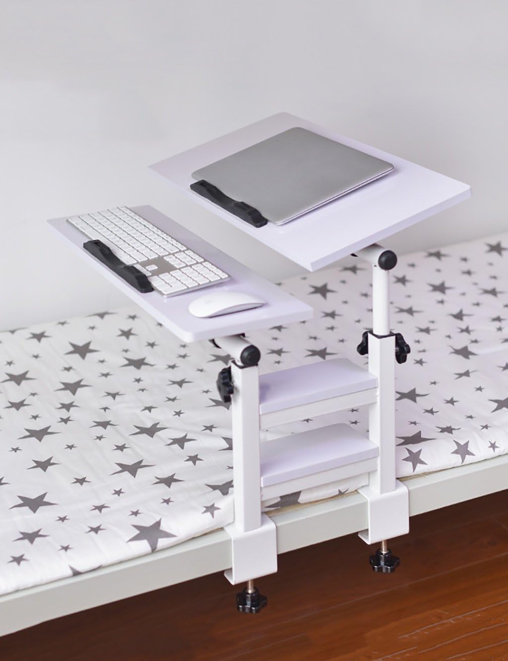 Laptop Folding Table Dormitory Bed Lazy Desk Study Folding Table (4 Colors, 2 Styles Available) (Color : 4#, Style : B)