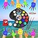 Face Painting Kit 16 color with Gift Box 3 Brushes 3 Sponges FREE ebook Face Paint Made in USA Great for Parties Hypoallergenic Face Painting Kits