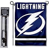Tampa Bay Lightning Garden Flag with Pole Stand Holder